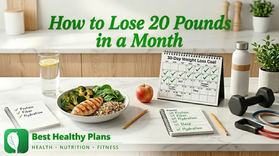 How to Lose 20 Pounds: A Realistic, Safe Timeline