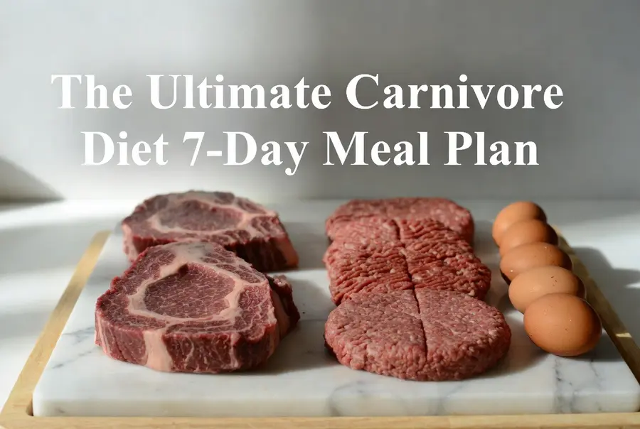 The Ultimate Carnivore Diet 7-Day Meal Plan: A Beginner’s Guide