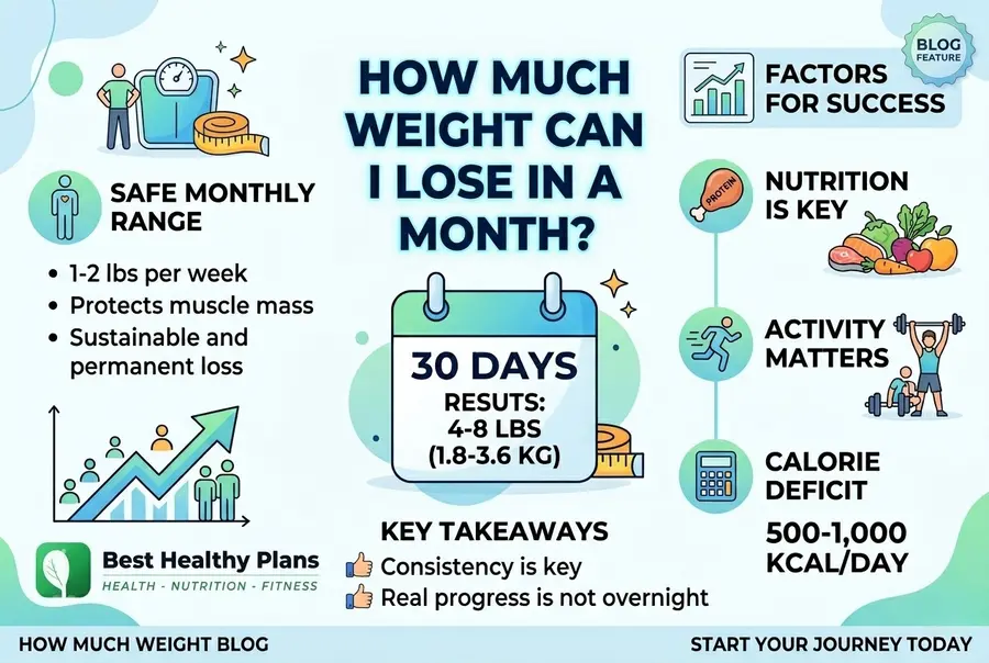 How Much Weight Can I Lose in a Month? Realistic Results Explained