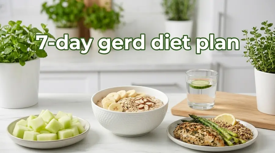 7-Day GERD Diet Plan: Easy Meals to Prevent Acid Reflux Naturally
