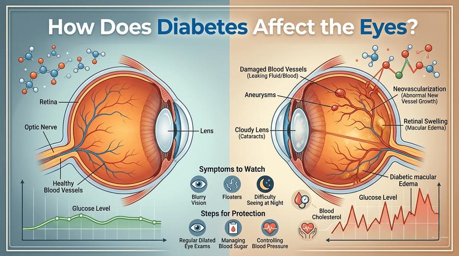 How Does Diabetes Affect the Eyes